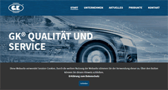 Desktop Screenshot of gk-autoteile.de