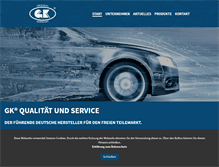 Tablet Screenshot of gk-autoteile.de
